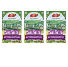 Sveltaflor Anti-Adipose Tea Natural Slimming Detox Herbal Formula 3 x 20 Sachets