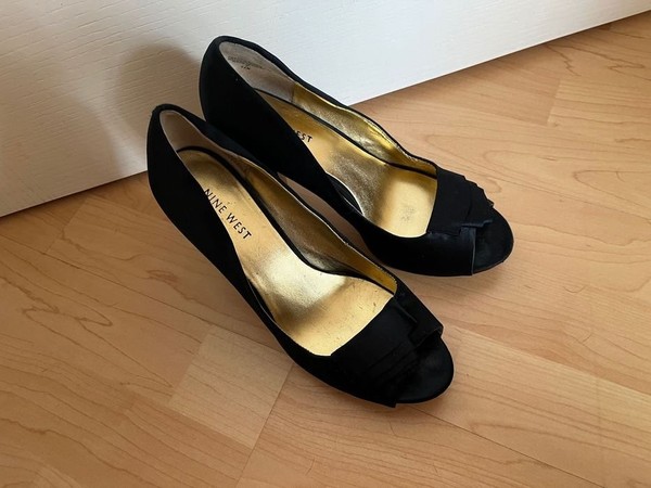 Women Nine West Heels Black 36.5