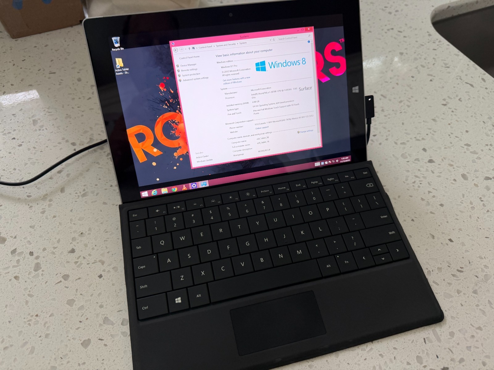 Microsoft Surface 3 128GB 4GB RAM 10.8-inch Tablet