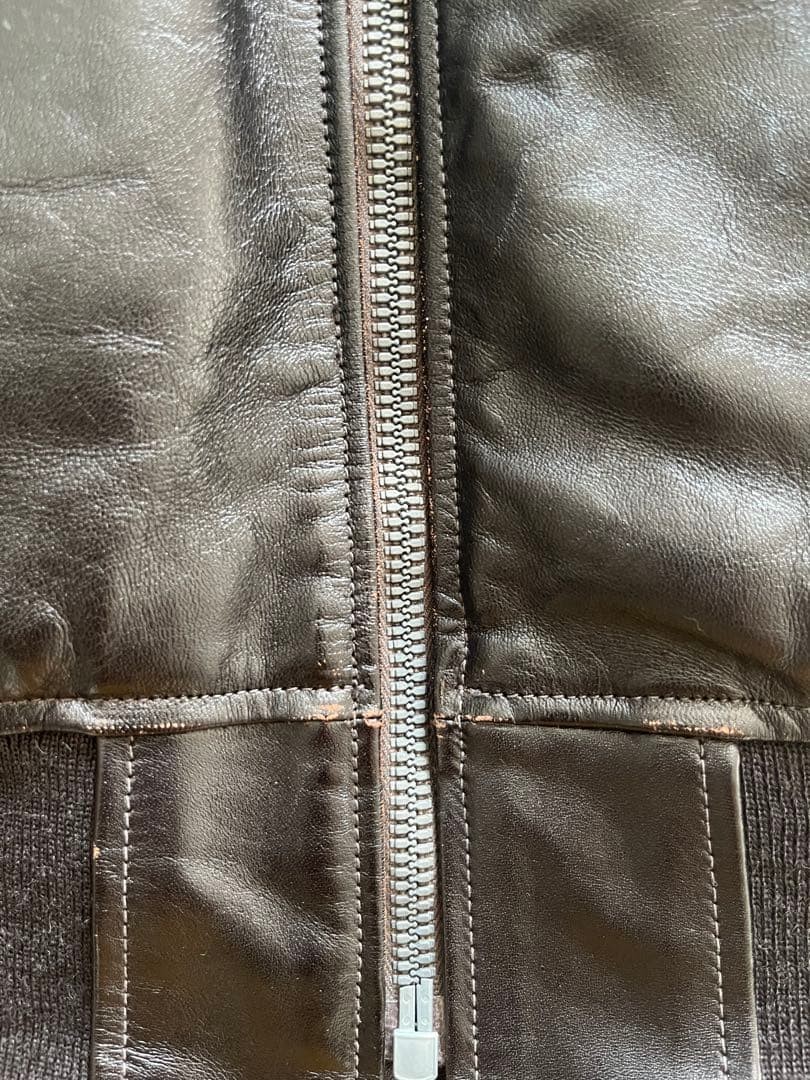 BUZZ RICKSONS Leather Jacket Flight Jacket MA 1 - image 8