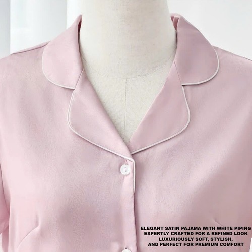 Dackel Valentinstag Pyjama Set, Luxus Seide Pyjama weiche Nachtwäsche für Damen - Bild 7 von 7