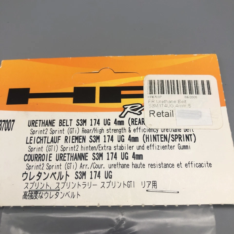 HPI Racing Urethane Belt S3m 174 Ug 4mm Sprint RTR HPI87007 - Image 2 of 4