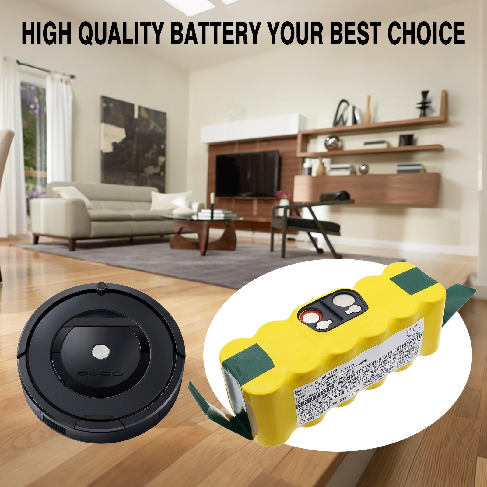 Battery for iRobot Roomba 866 / 870 / 871 / 872 / 876 / 880 / 882 / 882E / 886