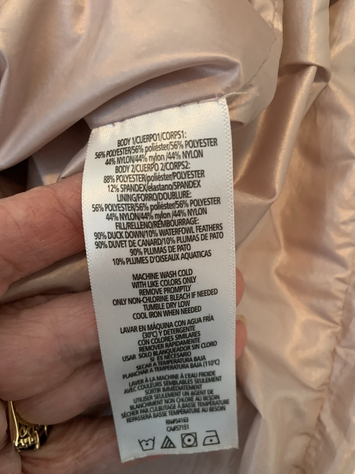 Calvin Klein high-performance puffer jacket XS pi… - image 4