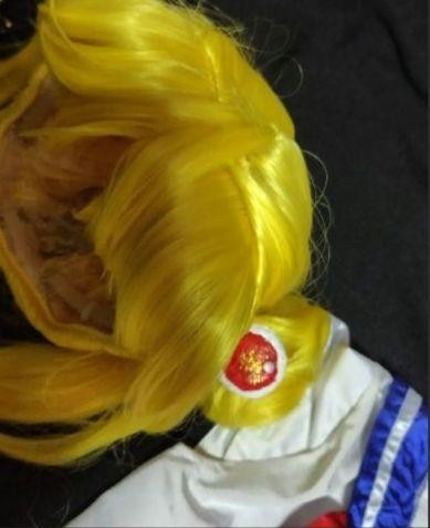 Sailor Moon Uranus Cosplay Costume Set with Wig Weapon Accessories M Used - 第 4/7 張圖片