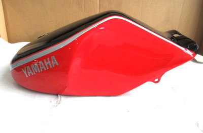 Yamaha Rz350 31k YPVS Red and Black Painted Steel Petrol Tank - Rd Td Lc