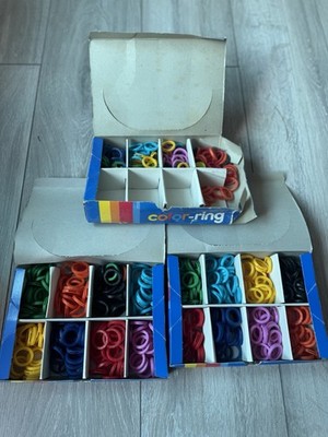 SCHLÜSSELANHÄNGER KREIS KAPPEN Abdeckungen Gummi Restposten 500 Schlüsselring ID Marker Etiketten Neu