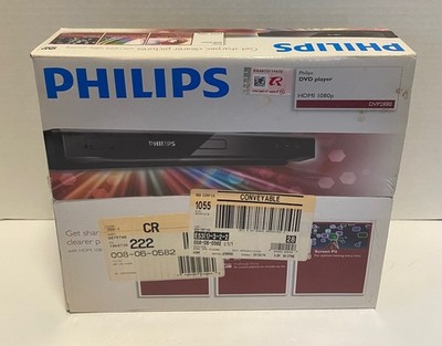 Philips DVD Player DVP2880/F7 Brand New Sealed Box 1080p HDMI