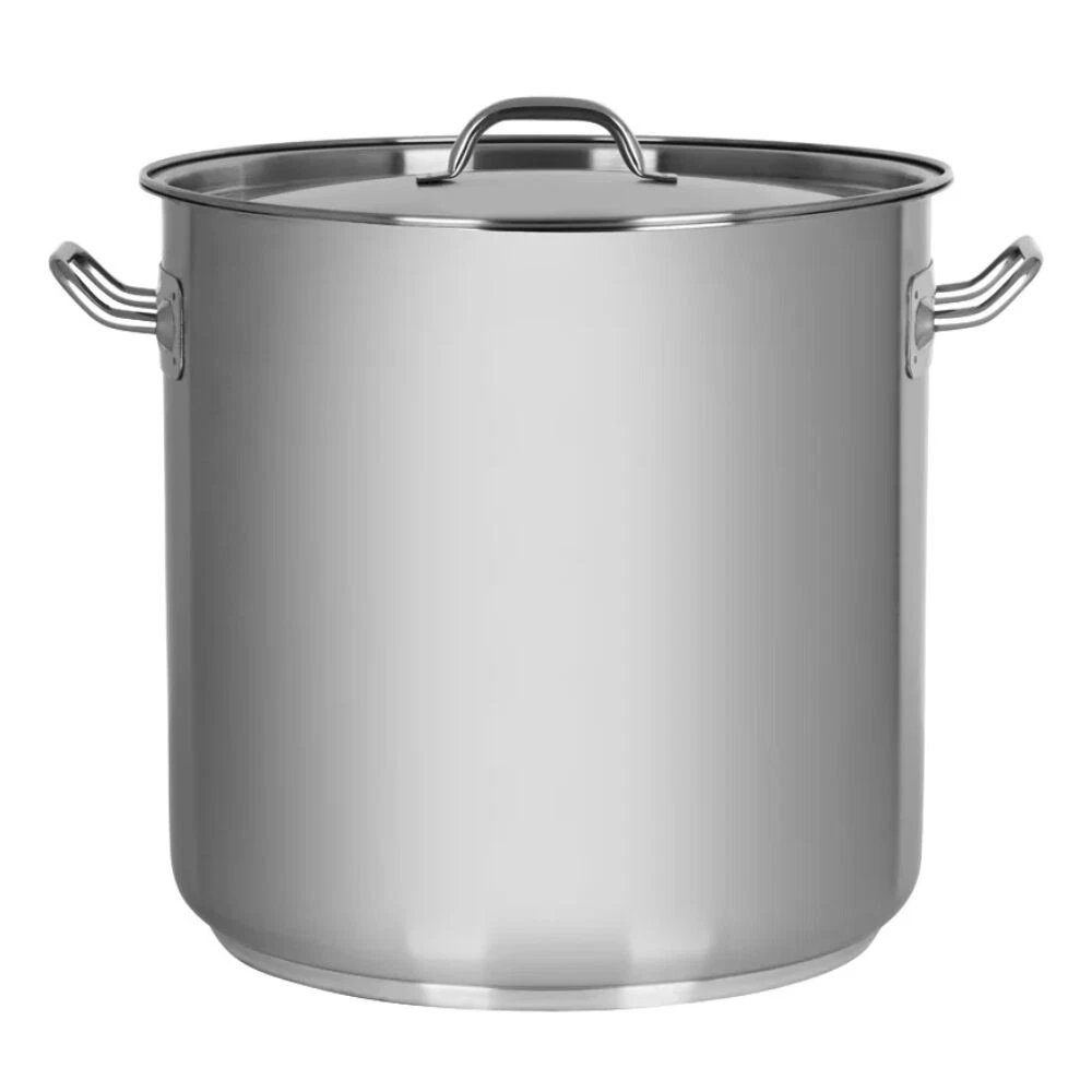 Chef Inox Elite Stockpot with Lid 320x320mm / 25.5L | Stainless Steel