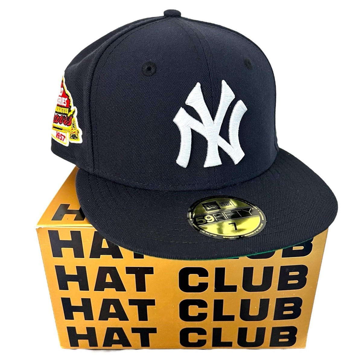 ニューエラ ニューヨークヤンキース World Series 1957 キャップ 7 - Hat Club Exclusive New York Yankees 1957 World Series Navy New