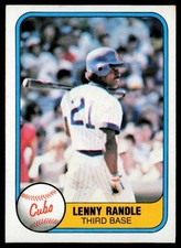 1981 Fleer #301 Lenny Randle Chicago Cubs