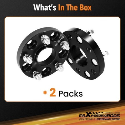 (2) 20mm Hubcentric 5x4.5 Wheel Spacers M12x1.5 60.1mm For 2006-2023 Lexus IS350