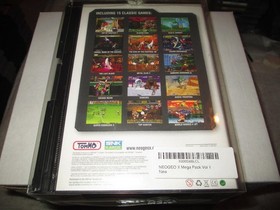 SNK GOLD LIMITED EDITION NEO GEO X CONSOLE + MEGA PACK *SEALED NINJA MASTERS*