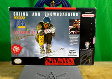 Tommy Moe's Winter Extreme Skiing and Snowboarding Super Nintendo SNES COMPLETE
