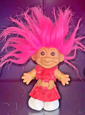 Very Rare Magical World of Russ Trolls Leatherette Troll Doll, Free Shipping