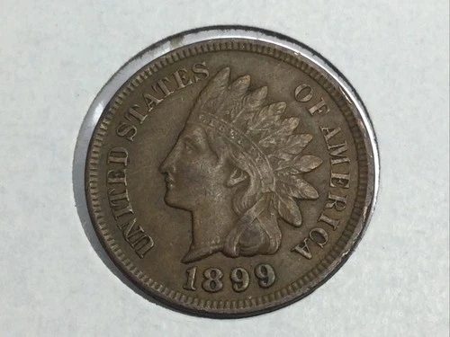 1899 Indian Cent in extra fine