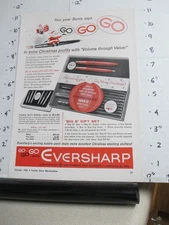 magazine ad 1960s EVERSHARP Parker Pen pencil Christmas Santa Claus gift set