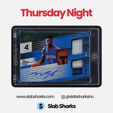 2018 ABSOLUTE MEMORABILIA MO BAMBA TOOLS OF THE TRADE THREE SWATCH RC AUTO /5