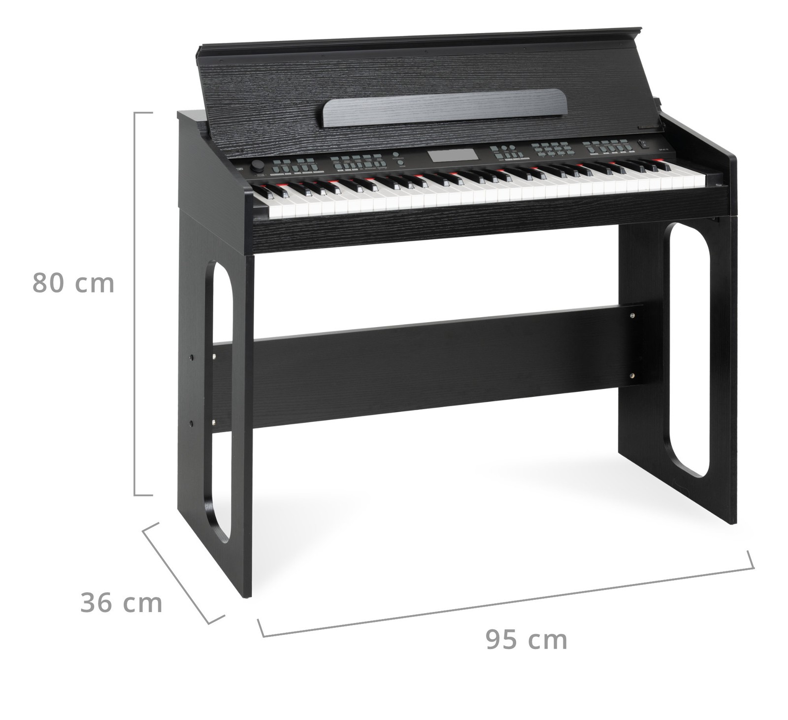 B-WARE 61 tasti pianoforte elettrico digitale bambini principianti home tastiera pianoforte registrazione foto 5