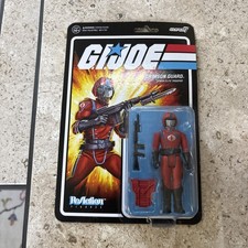 Crimson Guard GI Joe Super7 Reaction Figure    Damaged Card