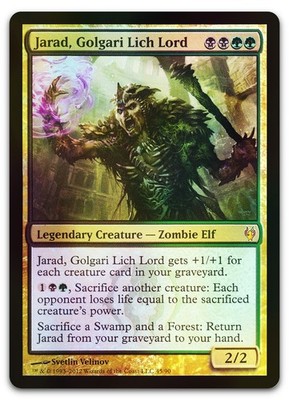 Jarad, Golgari Lich Lord #45 (Foil) (LP) Izzet vs Golgari DDJ Magic MTG