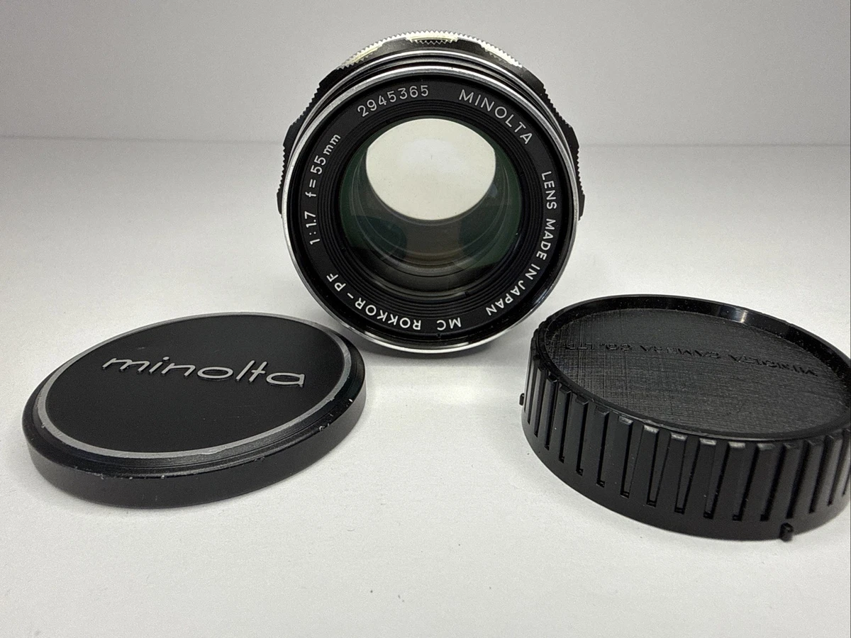 完動品 ミノルタ SRT101 ROKKOR-PF 55mm F/1.7 Minolta Rokkor PF 55mm Focal Camera Lenses f/1.7 Maximum Aperture