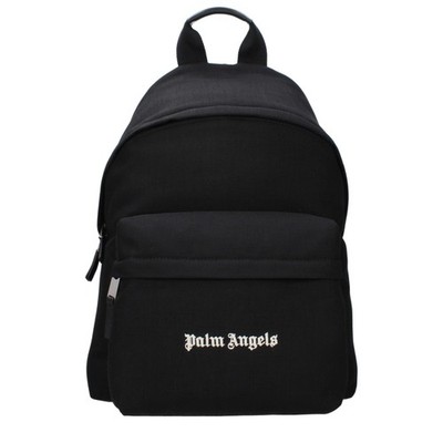Palm Angels Black Fabric Backpack 100% Authentic