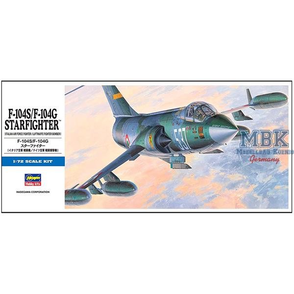 Hasegawa HAS00447 F-104S/F-104G Starfighter (Italia/Luftwaffe) (D17)-image