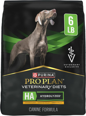 Purina HA Hydrolyzed Protein Dog Food Dry Chicken Flavor Formula - 6 Lb. Bag