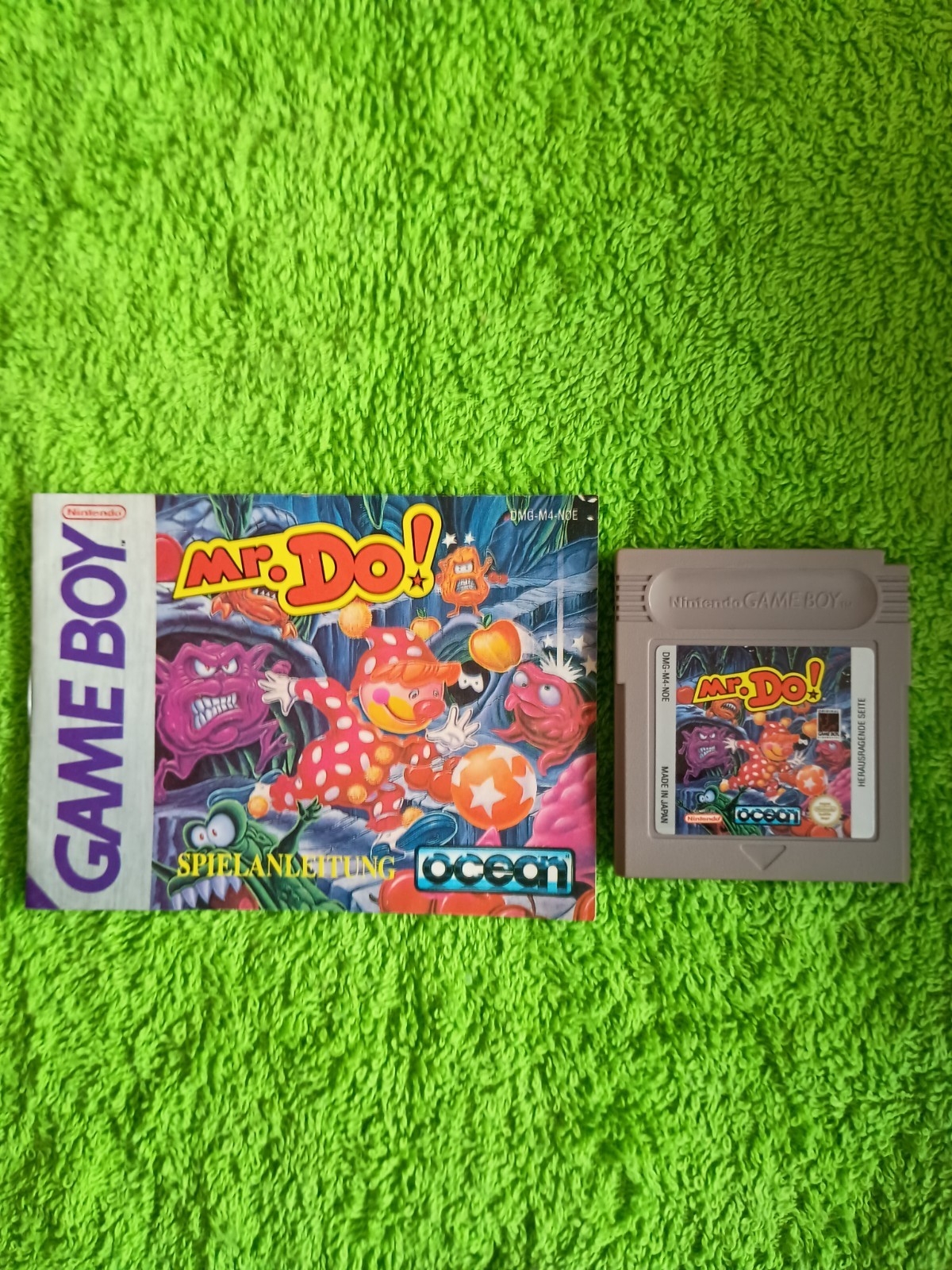 Game boy mr do Cartucho y manual .Raro