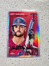 2023 Topps Chrome Platinum Prism Refractor Matt Wallner 111 Minnesota Twins NM💎