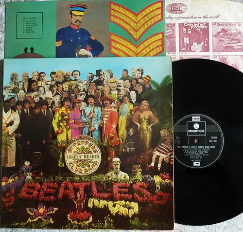 RARE TOP AUDIO~BEATLES~SGT. PEPPER'S~1970 UK PARLOPHON (EMI) 3rd STEREO PRESS LP