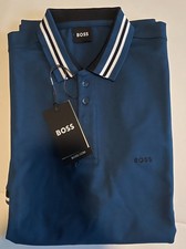 Hugo Boss Modern Polo Shirt Pique Men Blue size 2 XL