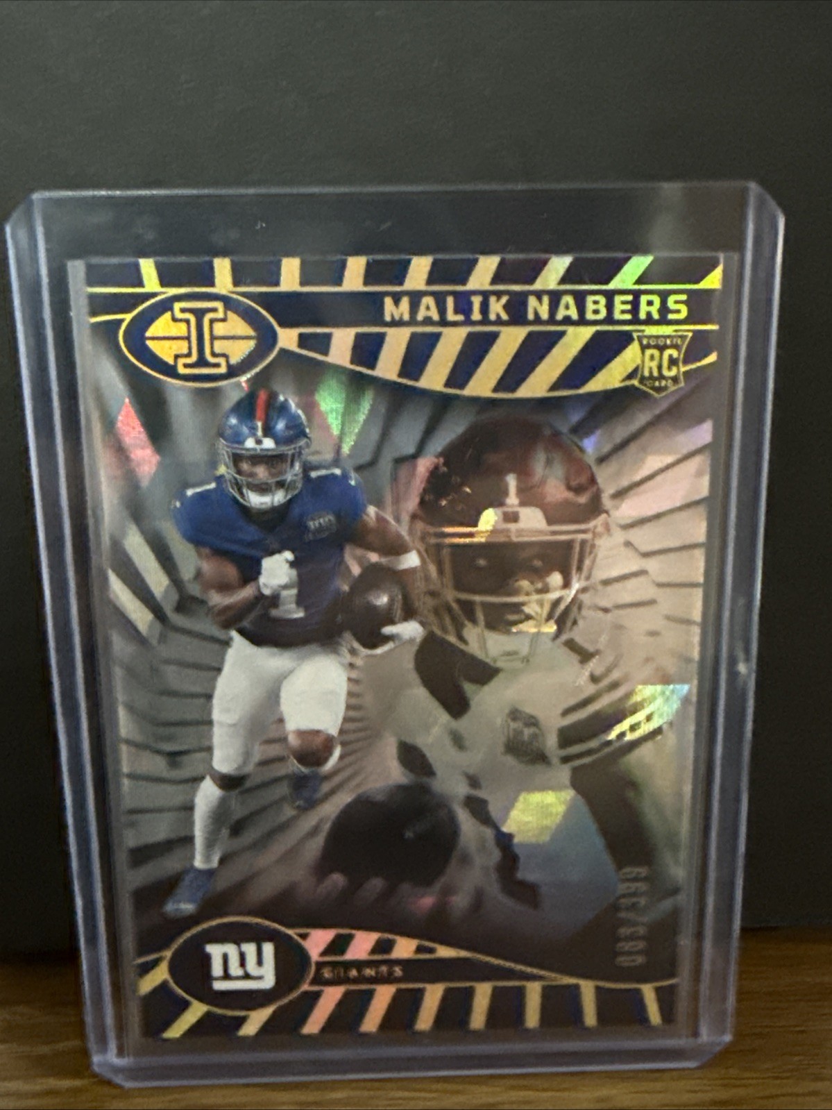 2024 Panini Illusions - Malik Nabers #66 Trophy Collection Cubic /399 (RC)