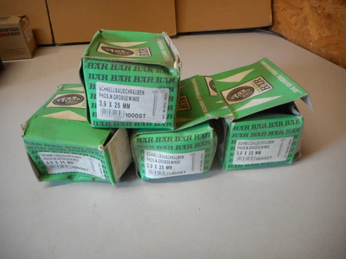 4000 BÄR Schnellbauschrauben Grobgewinde 3,9 x 25 mm Trockenbauschrauben