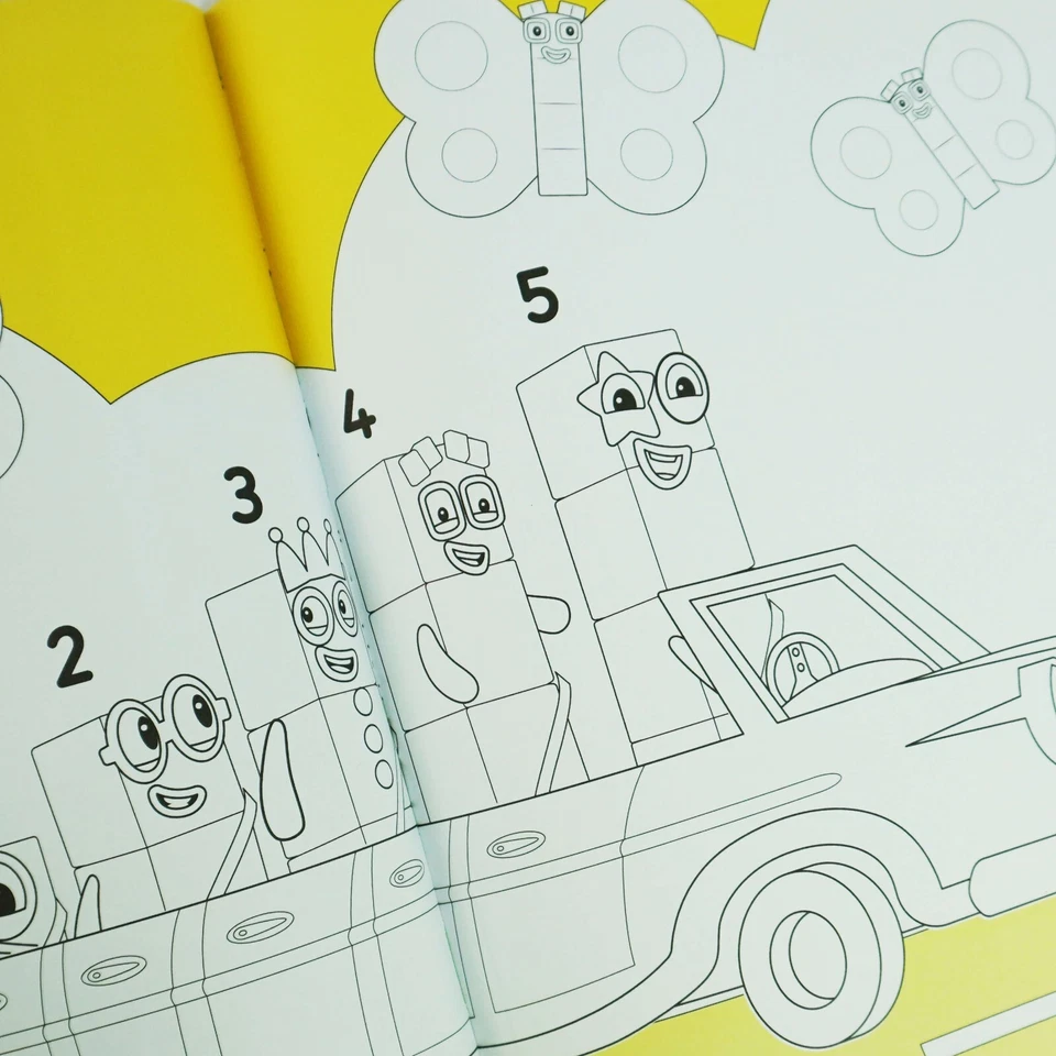 Numberblocks Colouring Fun & Sticker Activity Book - 3 Bks Set - Ages 3+ - PB - Image 4 of 4