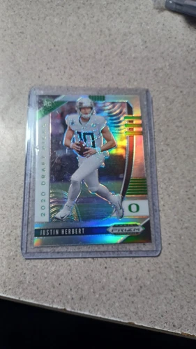 2020 Panini Prizm Draft Picks XRC Justin Herbert Prizm #102