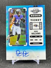 2022 Panini Contenders Optic Teal #157 Pepe Williams Autograph 15/99