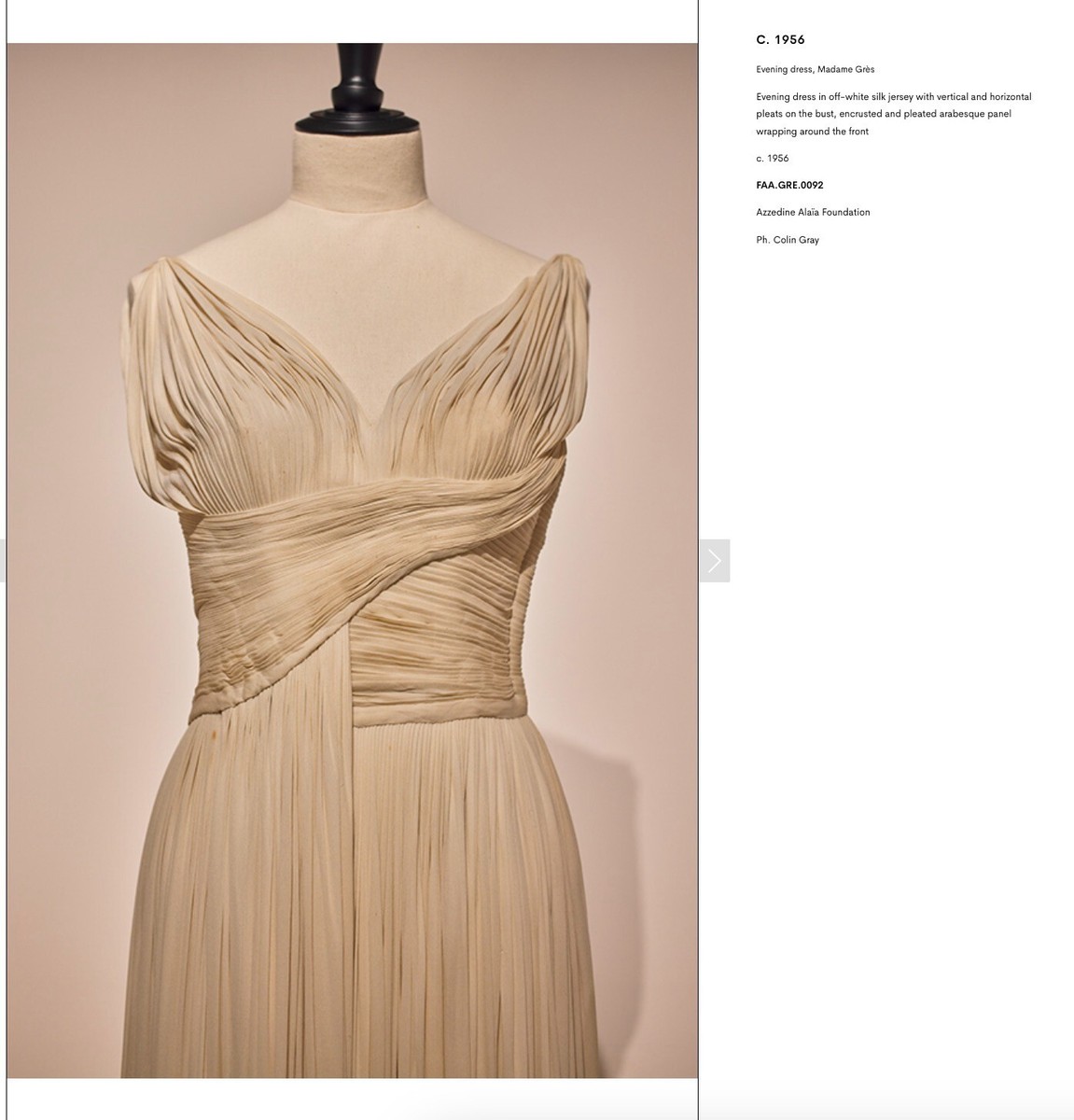 Madame Grs Haute Couture 1956 Pleated Chartreuse Yellow Jersey Hellenic Gown | eBay Madame Grs Haute Couture 1956 Pleated Chartreuse Yellow Jersey Hellenic Gown | eBay
