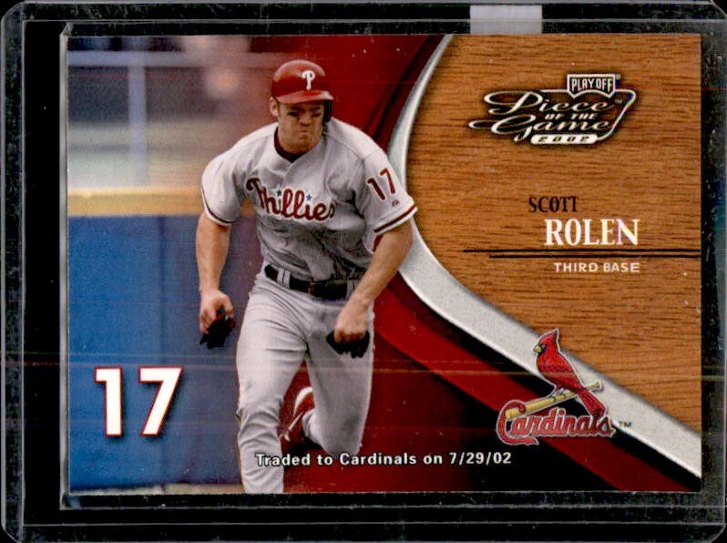 2002 Playoff Piece of the Game - #6 Scott Rolen