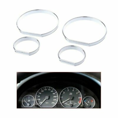 Chrom Instrumente Tacho Ringe Blenden Tachochromringe Limousine Für BMW 3er-E46