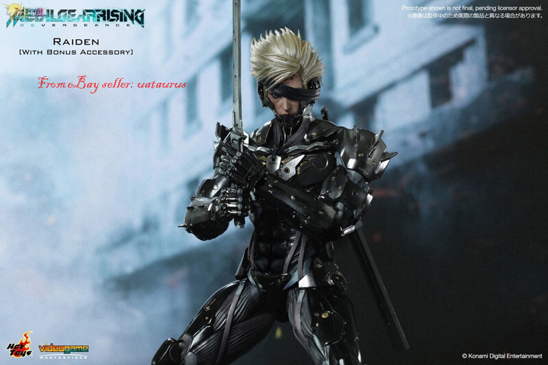 Perfect Hot Toys 1/6 Vgm17 Metal Gear Rising: Revengeance Raiden