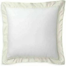 Ralph Lauren Bowery 624-TC Pima Cotton Sateen Euro Sham 145 Hollywood Cream..