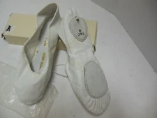 Men's Leather Canvas ballet shoes Bloch Prolite 2 White Split Sole SO203M 