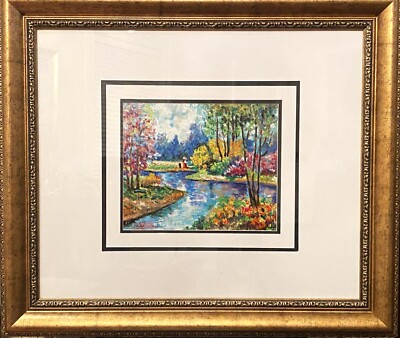 Dimitri Polak, Original Hand-Signed ''Untitled'' Serigraph / Paper, LTD, Framed!
