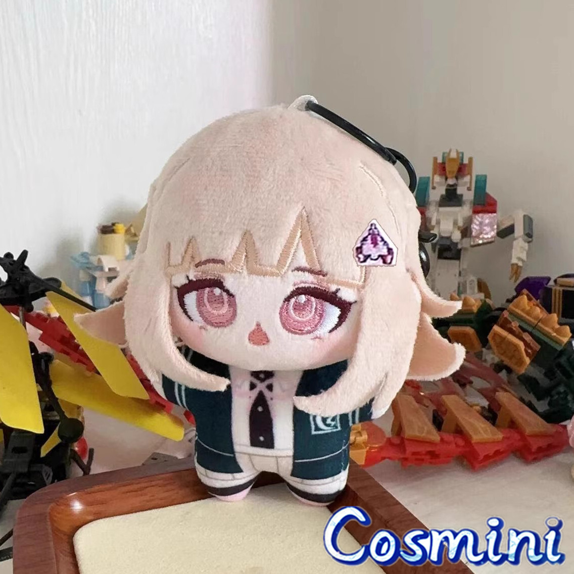 10cm Danganronpa Nanami ChiaKi Plush Doll Keychain Pendant Toy