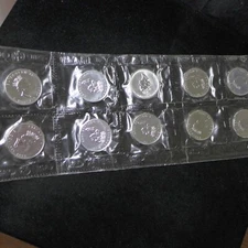 LOT of (10) 1999 Canada 1 oz Silver Maple Leafs - Sealed RCM Plastic