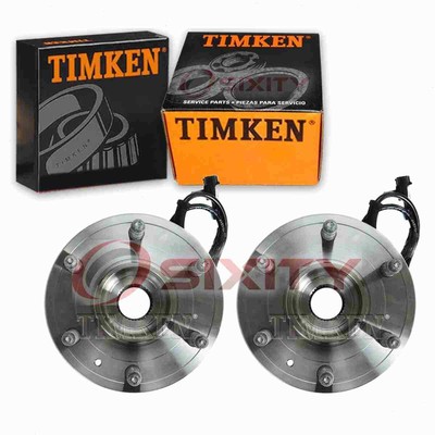 2 pc Timken Rear Wheel Bearing Hub Assembly for 2005 Chevrolet Silverado vj