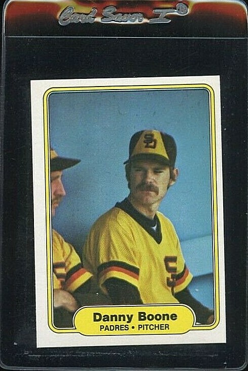 1982 FLEER #568 DANNY BOONE ROOKIE RC SAN DIEGO PADRES 