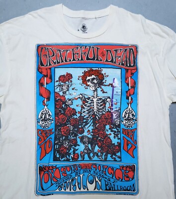 未使用 グレイトフルデッド ビンテージ Tシャツ Skull & Roses 未使用 グレイトフルデッド ビンテージ Tシャツ Skull & Roses